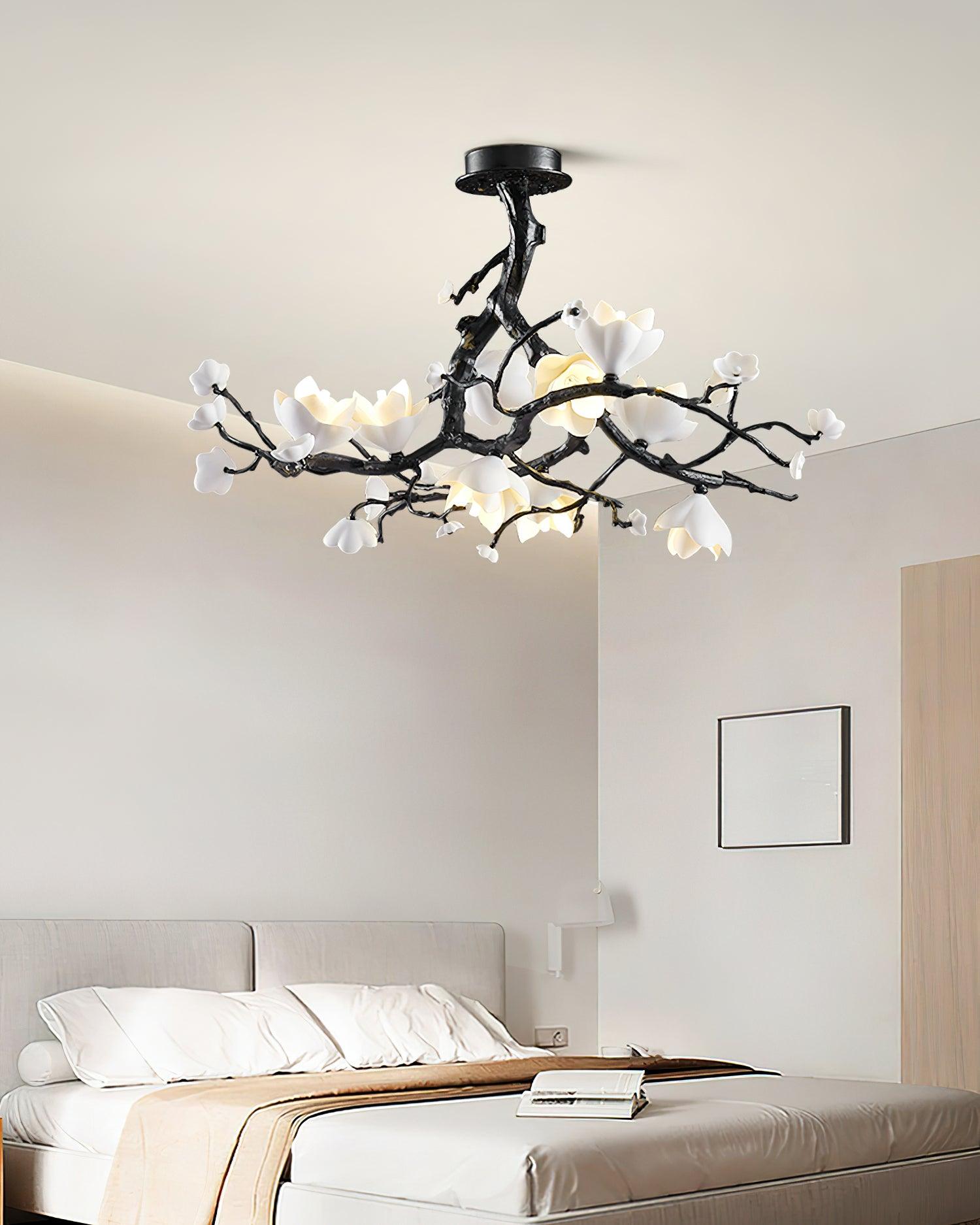 Aureira Pendant Lamp Black Copper Tree Wild Fruits