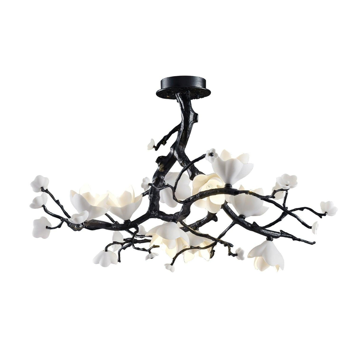 Aureira Pendant Lamp Black Copper Tree Wild Fruits
