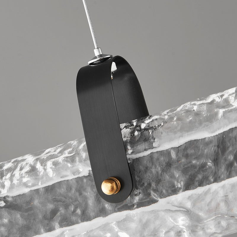 Cedorisra Luxury Ice Black Glass Pendant Lamp