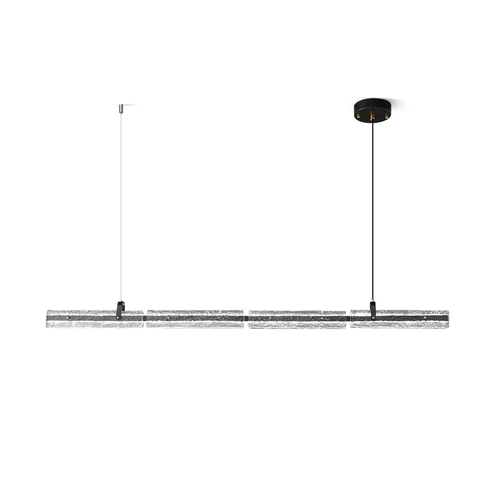 Cedorisra Luxury Ice Black Glass Pendant Lamp