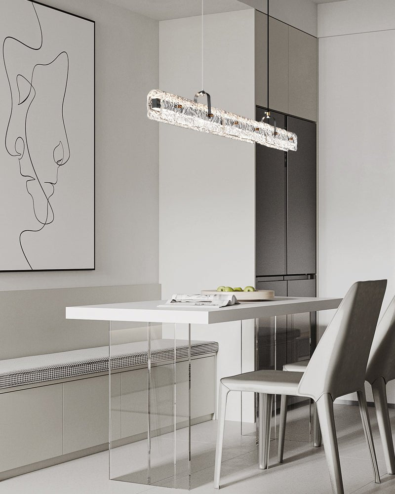 Cedorisra Luxury Ice Black Glass Pendant Lamp
