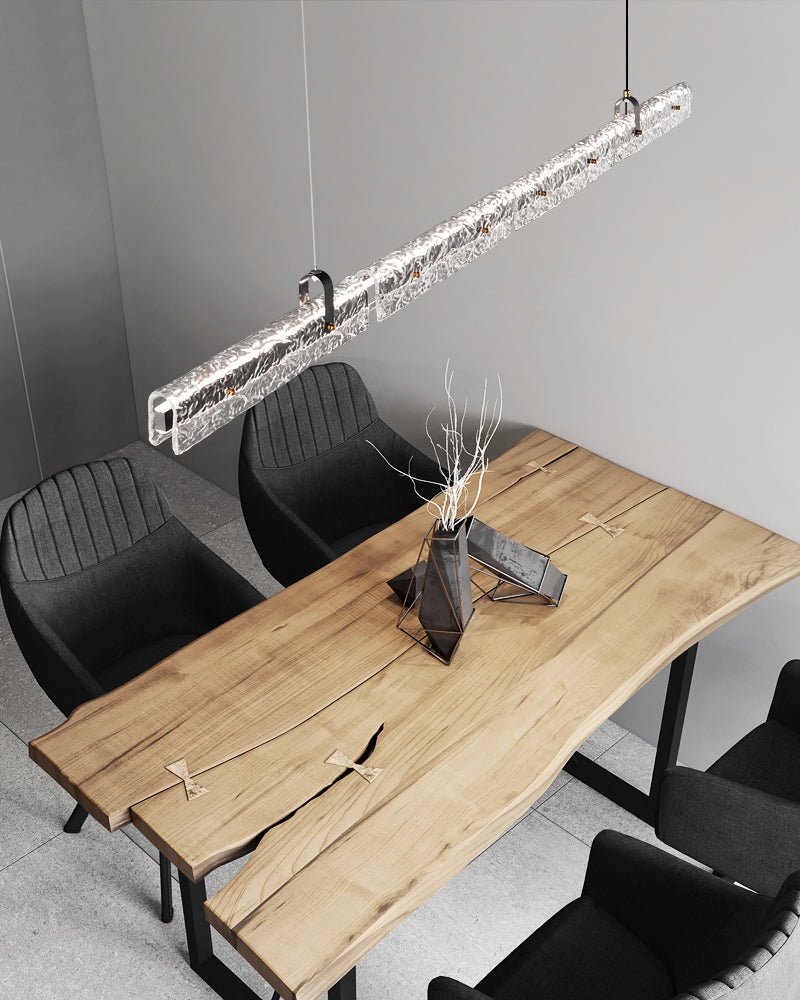 Cedorisra Luxury Ice Black Glass Pendant Lamp