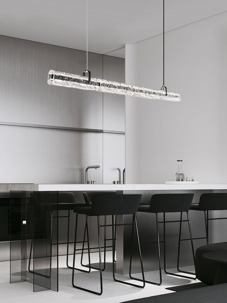 Cedorisra Luxury Ice Black Glass Pendant Lamp