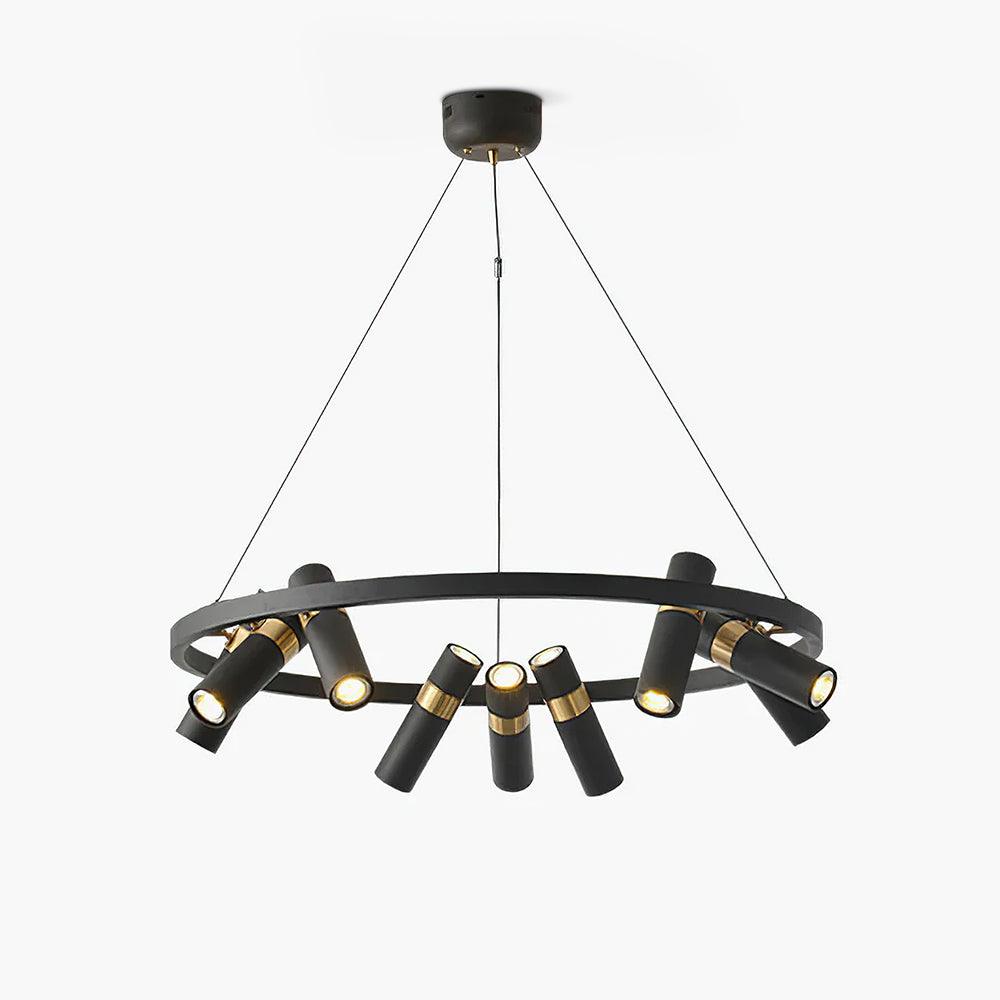 Celenora Industrial Acrylic Chandelier
