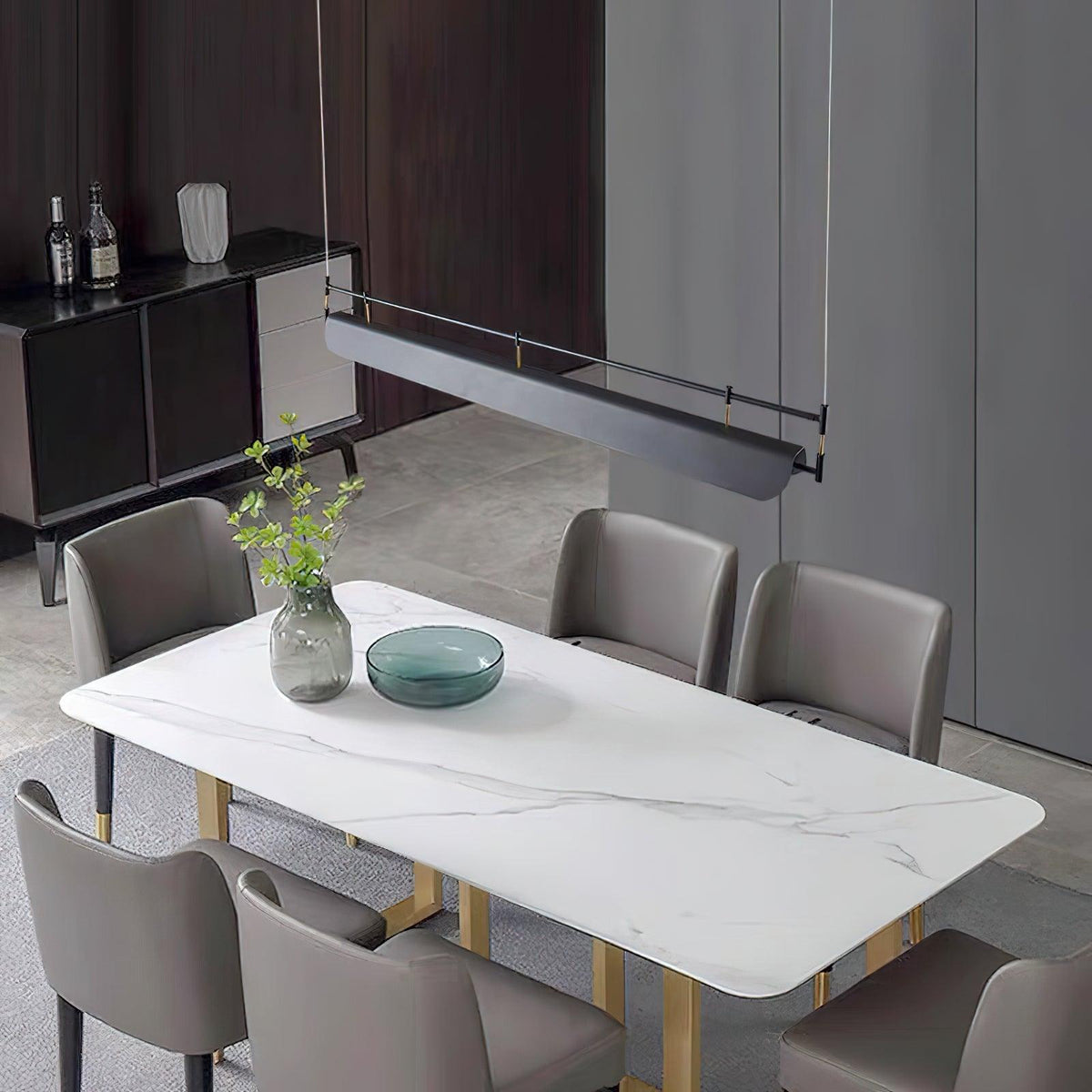 Terianora Chandelier Black Roof LED