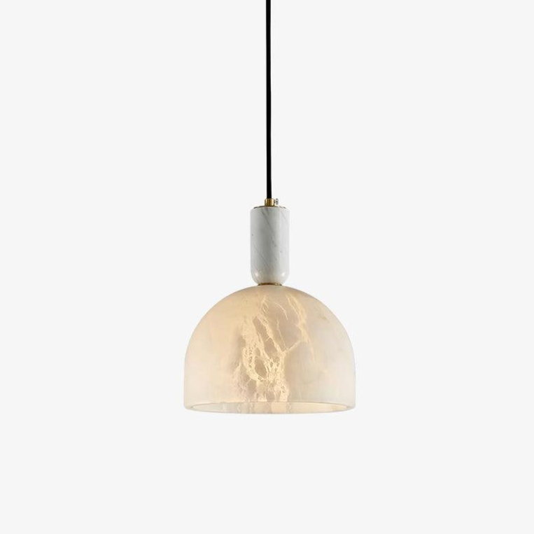Leda Minimalist Alabaster Pendant Light
