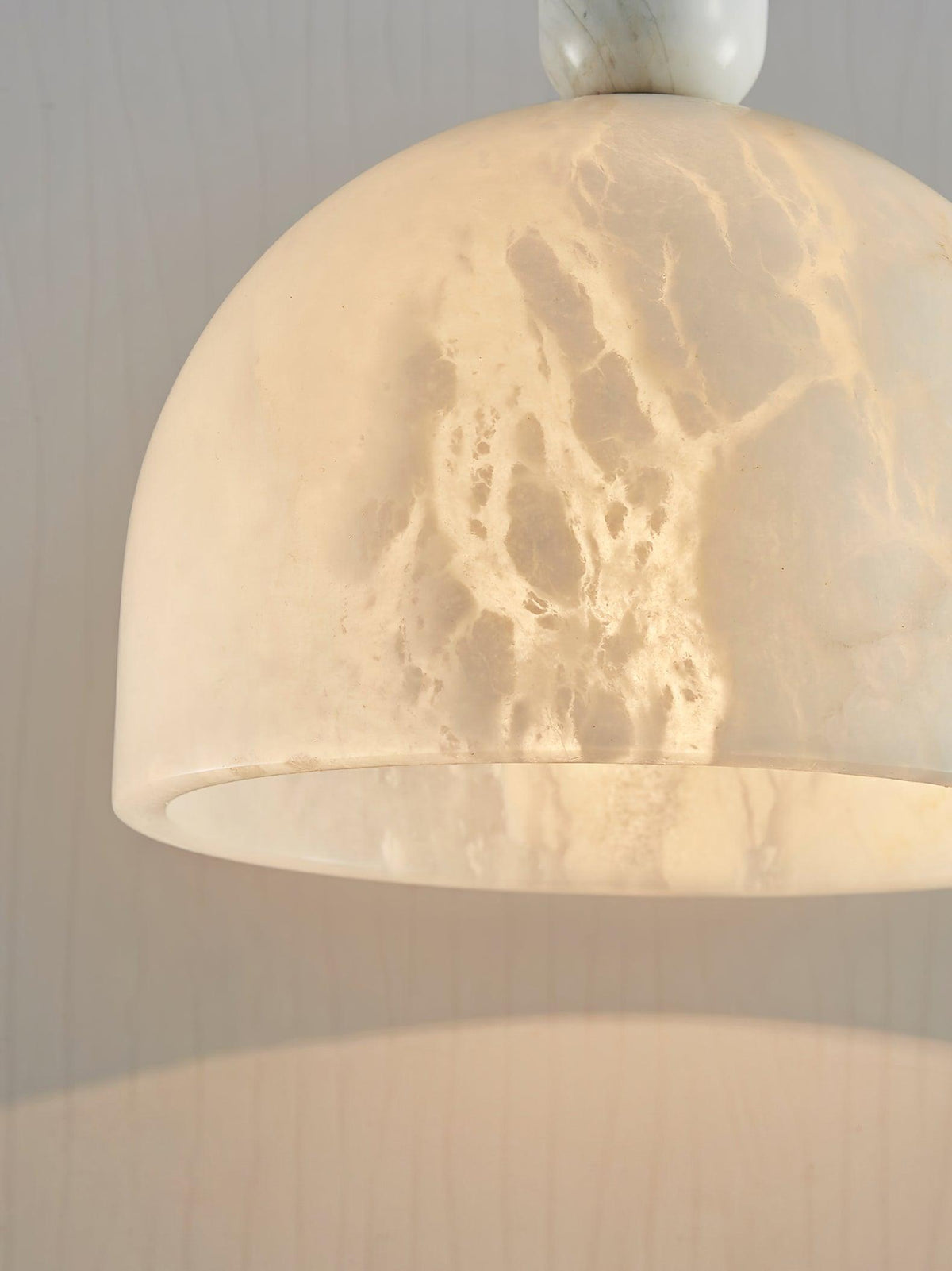 Leda Minimalist Alabaster Pendant Light