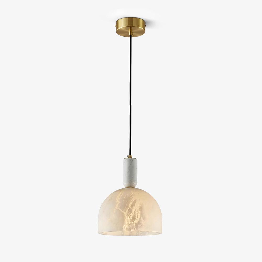 Leda Minimalist Alabaster Pendant Light