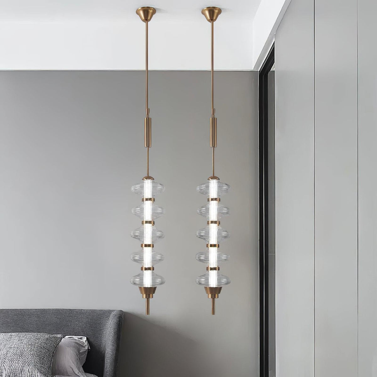 Vesperare Glass Pendant Light