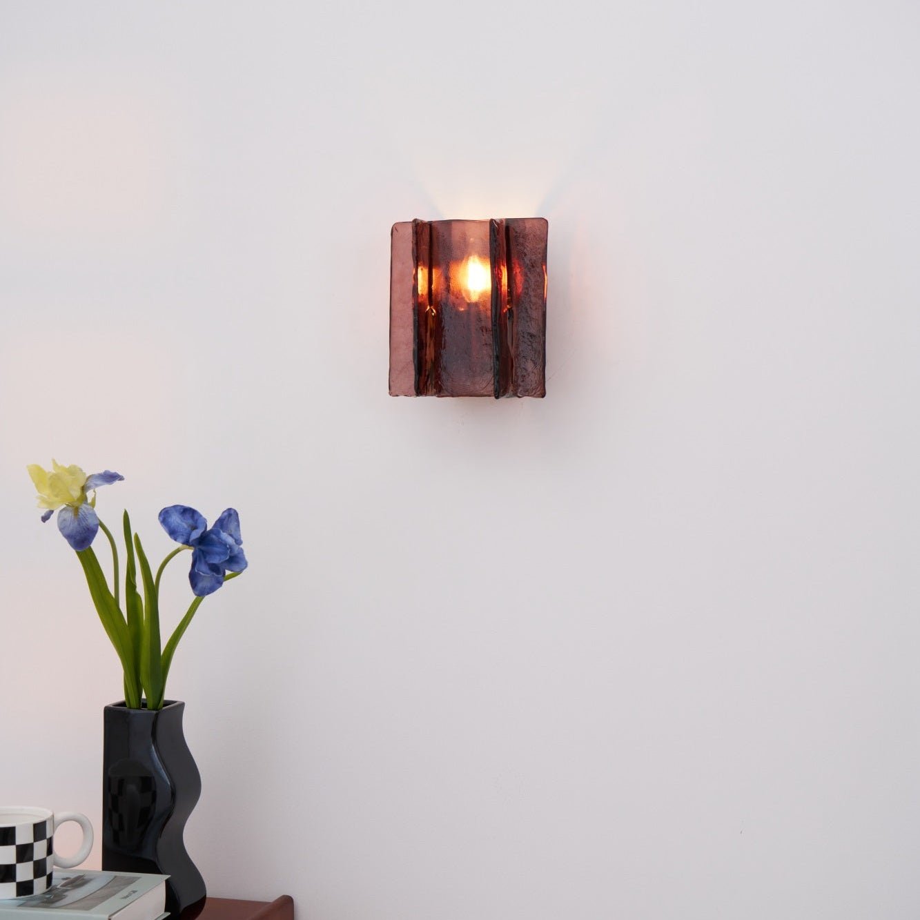 Lustra Wall Light Brass Glass Clear - Neutral Decor