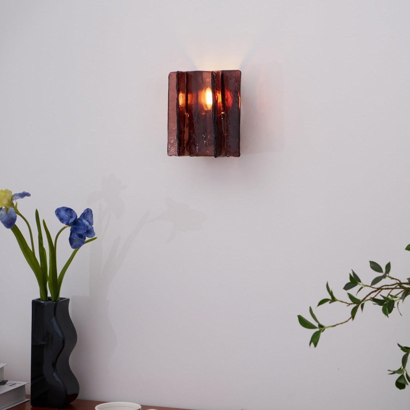 Lustra Wall Light Brass Glass Clear - Neutral Decor