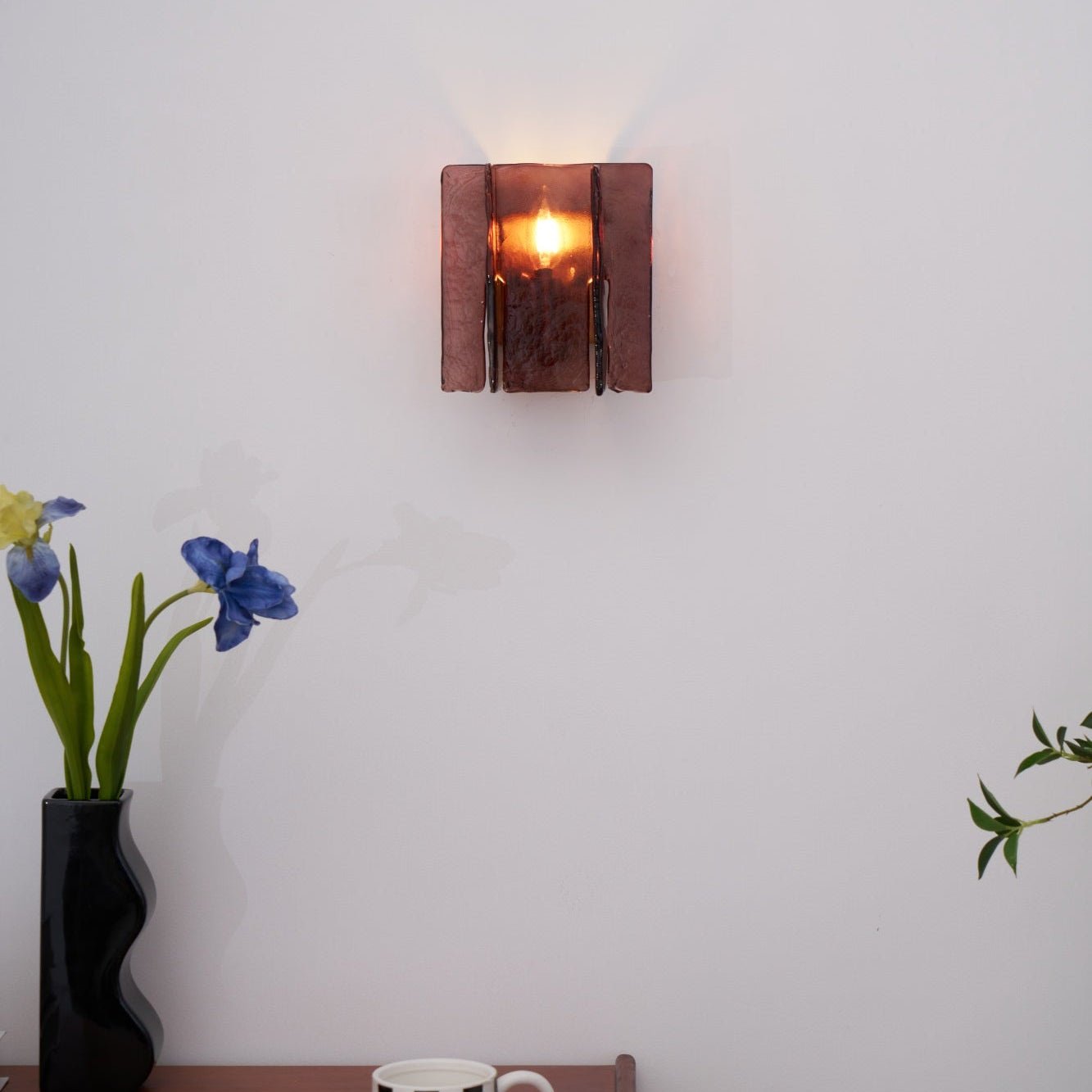 Lustra Wall Light Brass Glass Clear - Neutral Decor