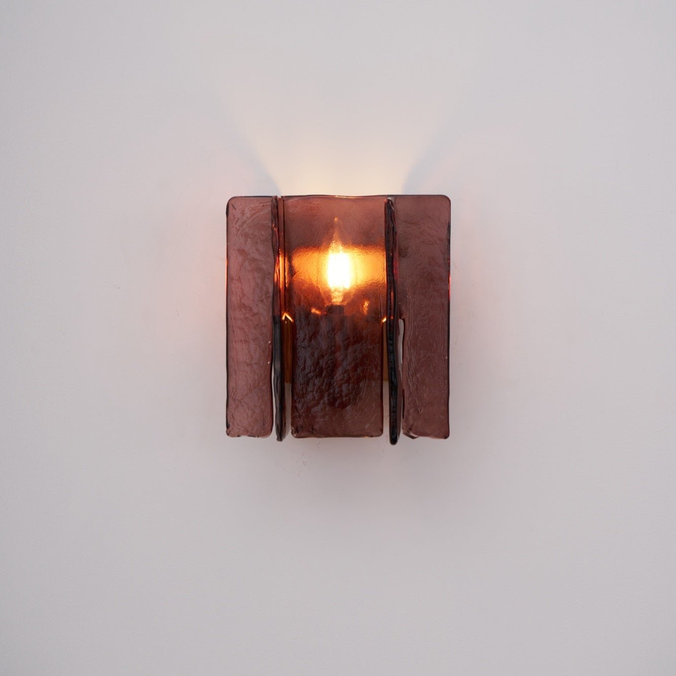Lustra Wall Light Brass Glass Clear - Neutral Decor