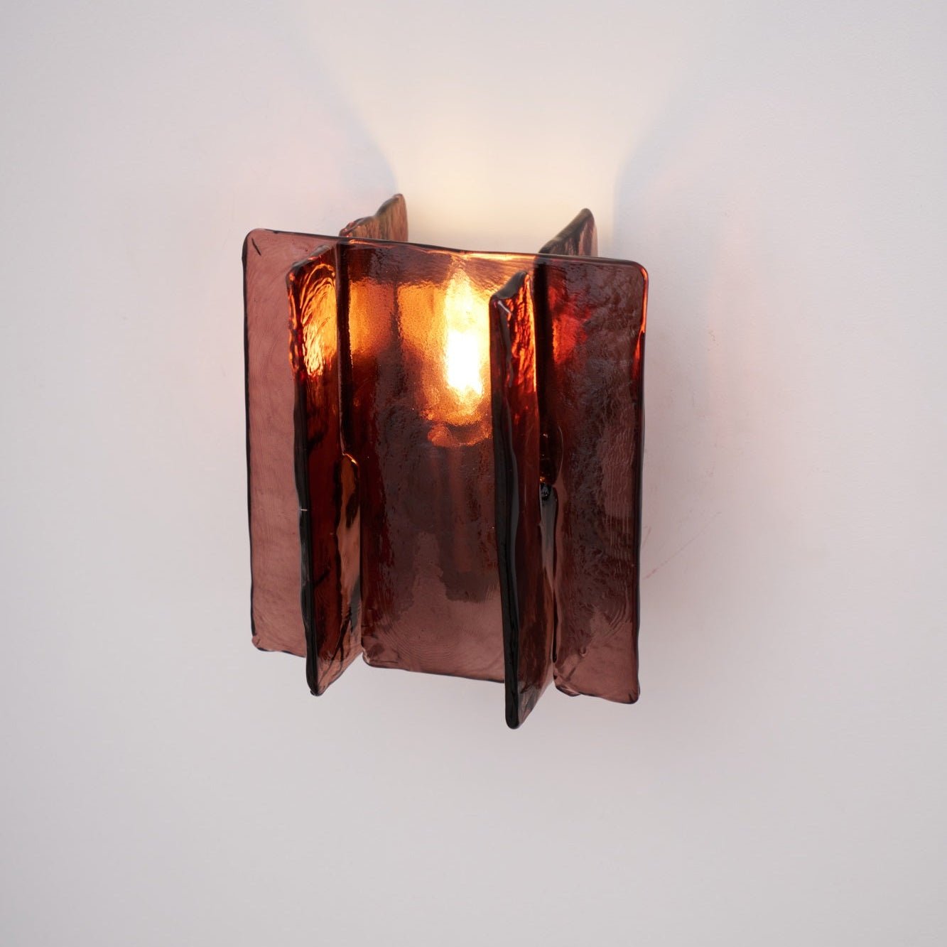 Lustra Wall Light Brass Glass Clear - Neutral Decor