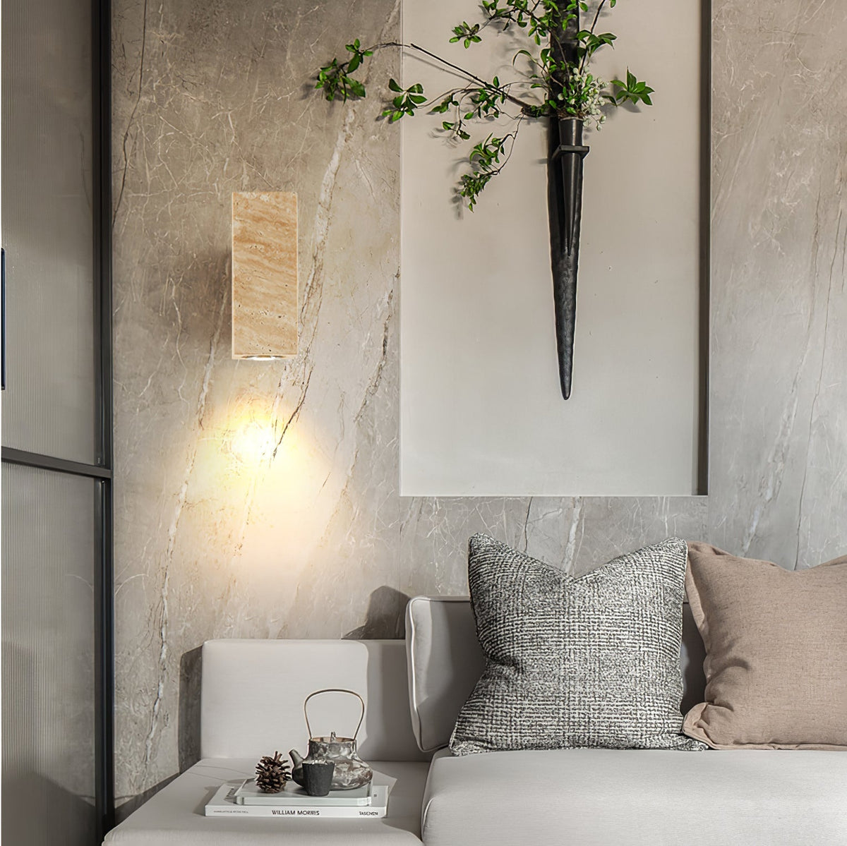 Solmere Blend Plug In Indoor Wall Light