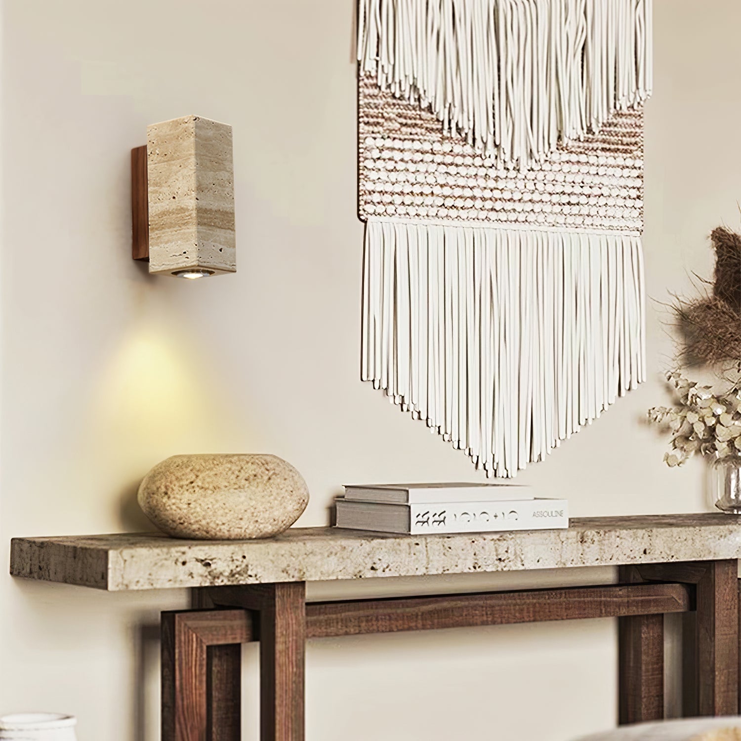 Solmere Blend Plug In Indoor Wall Light