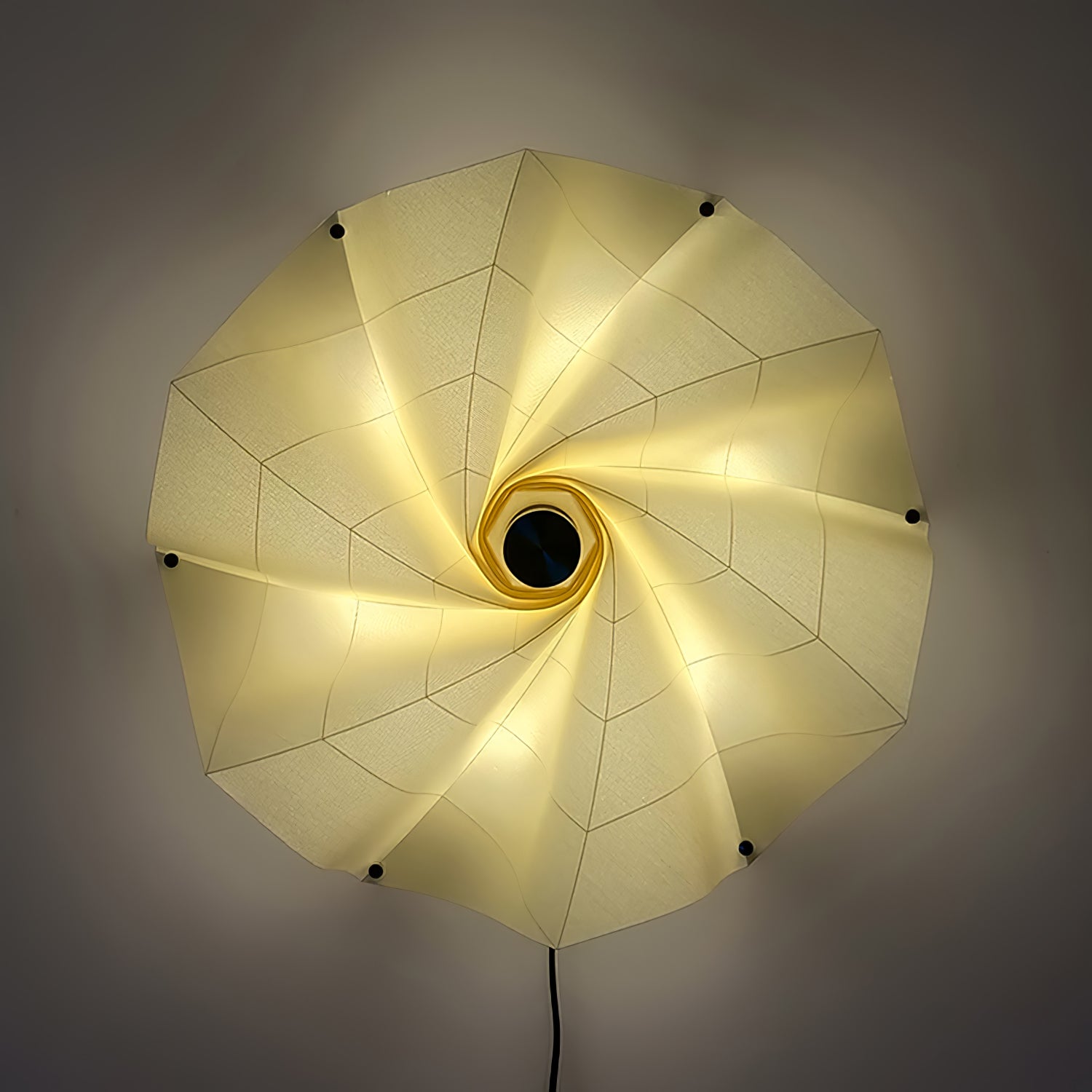 Liniise Spiral Fabric Pendant Light