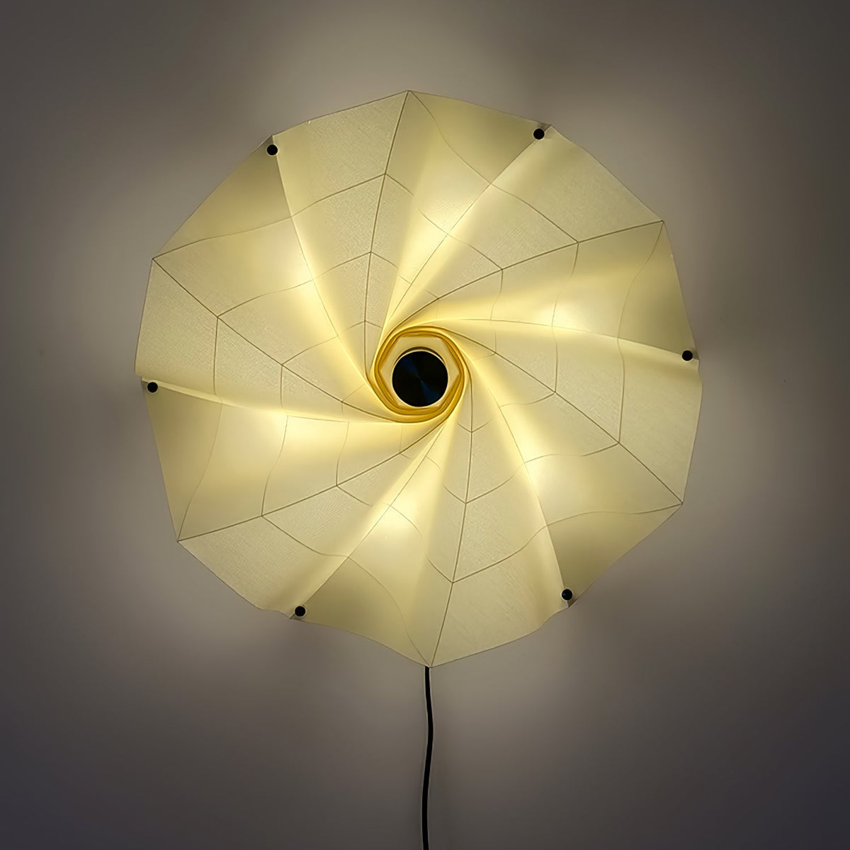 Liniise Spiral Fabric Pendant Light