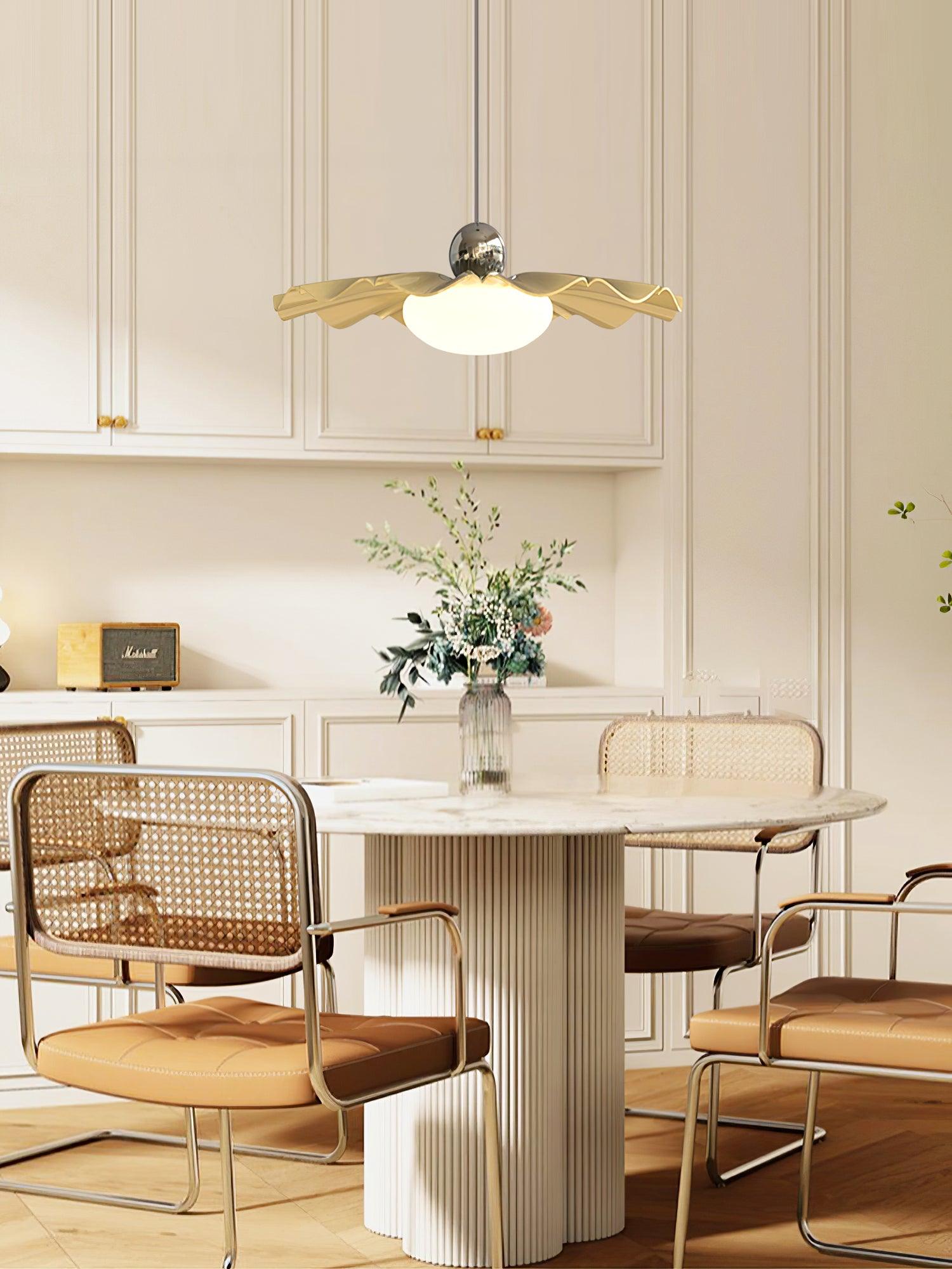 Oriinia Pendant Light Brass Acrylic Dining