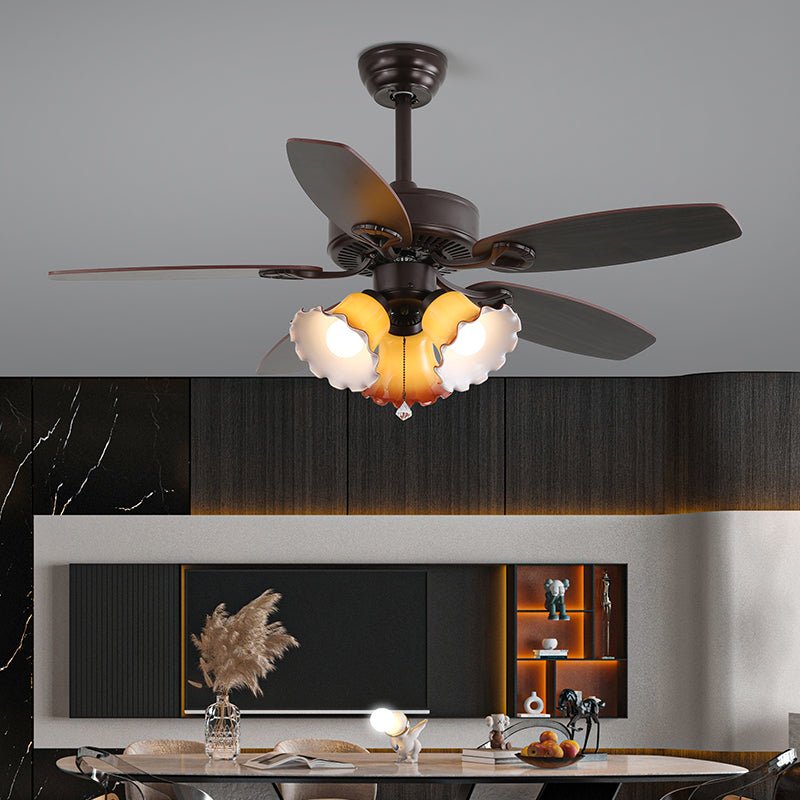 Ciraneon Vintage Ceiling Fan Light