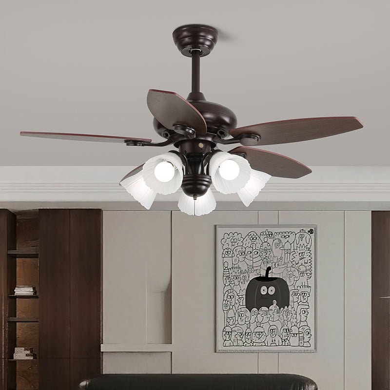Ciraneon Vintage Ceiling Fan Light