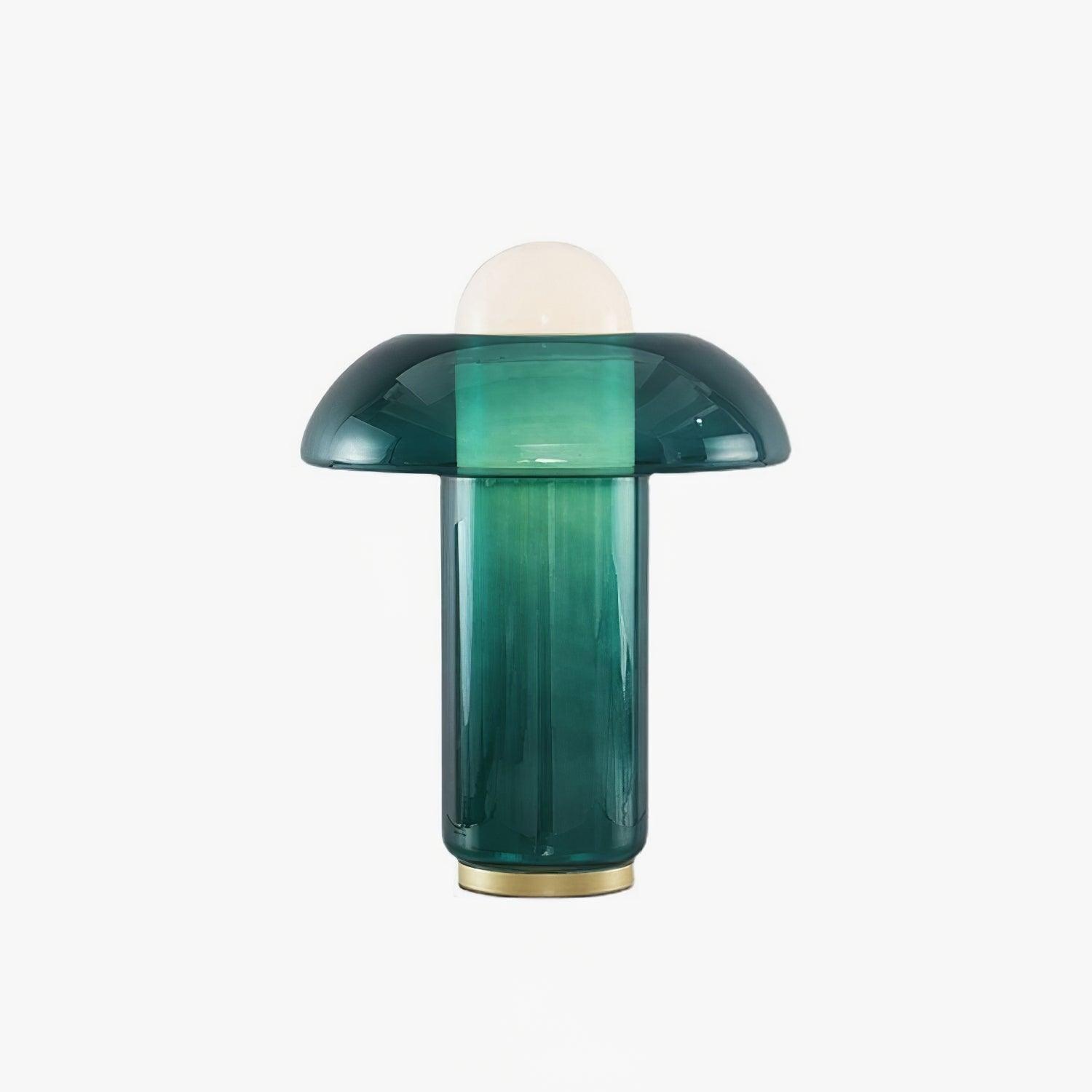 Navlen Green Glass Table Lamp