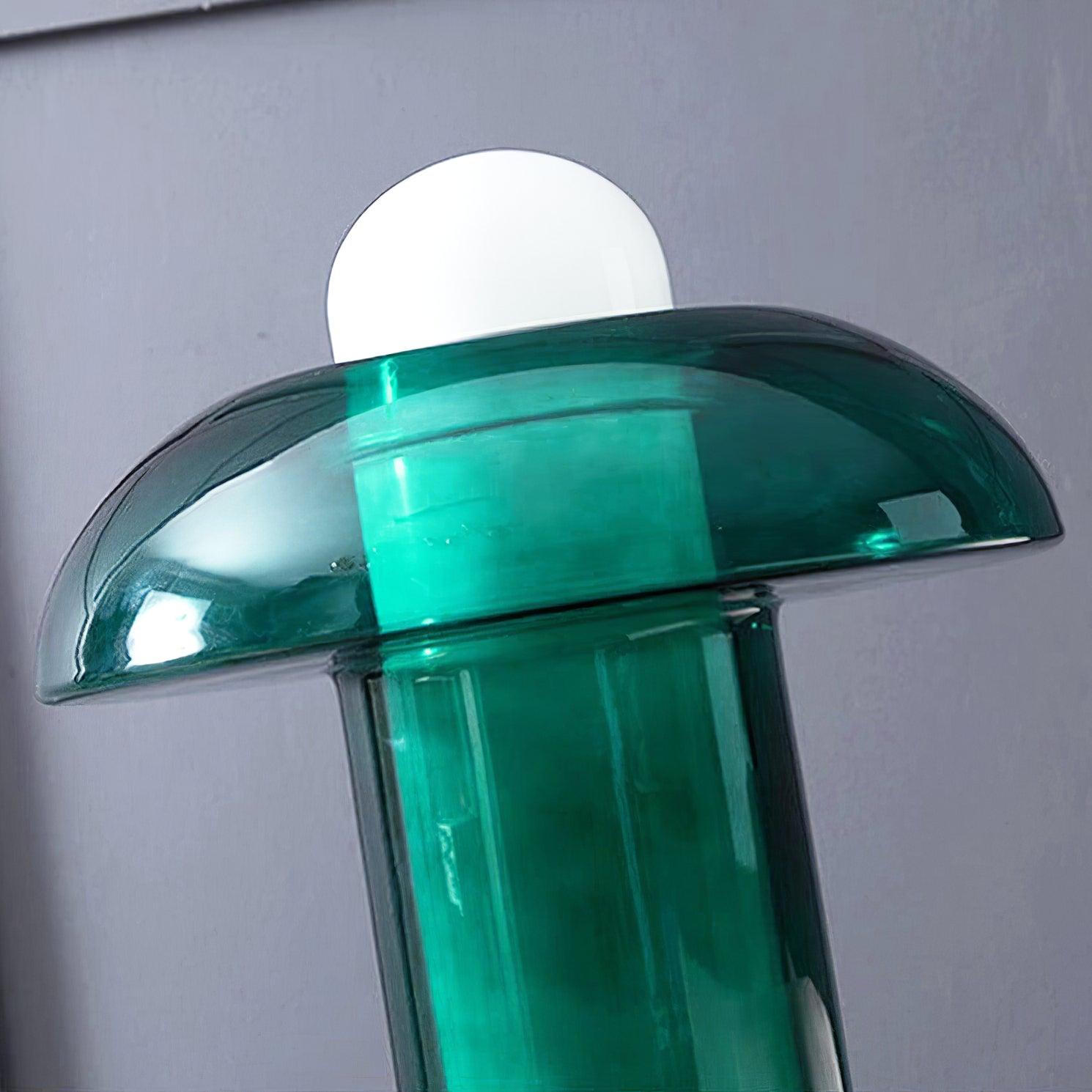Navlen Green Glass Table Lamp