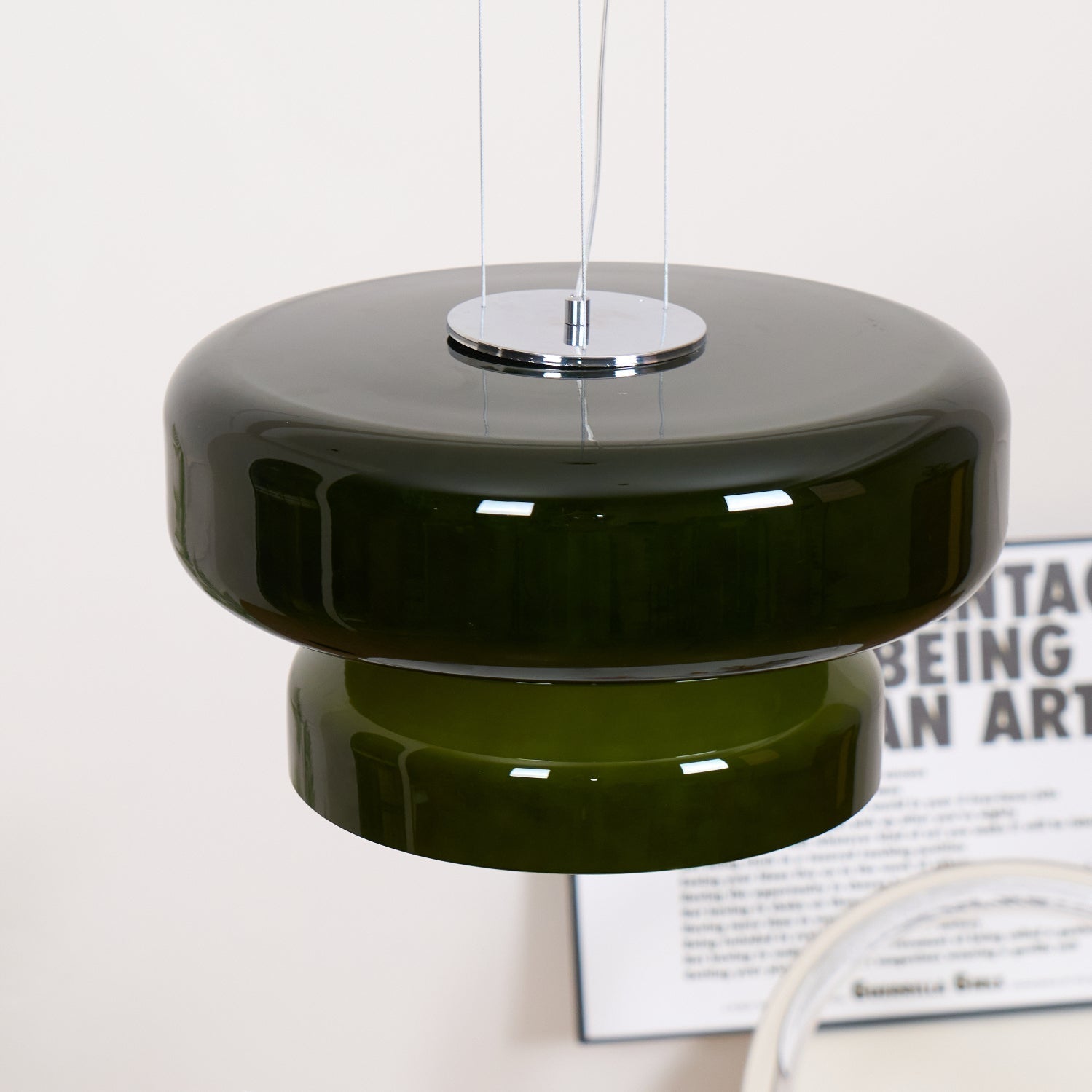 Zerithce Glass Modern Minimalist Pendant Lamp