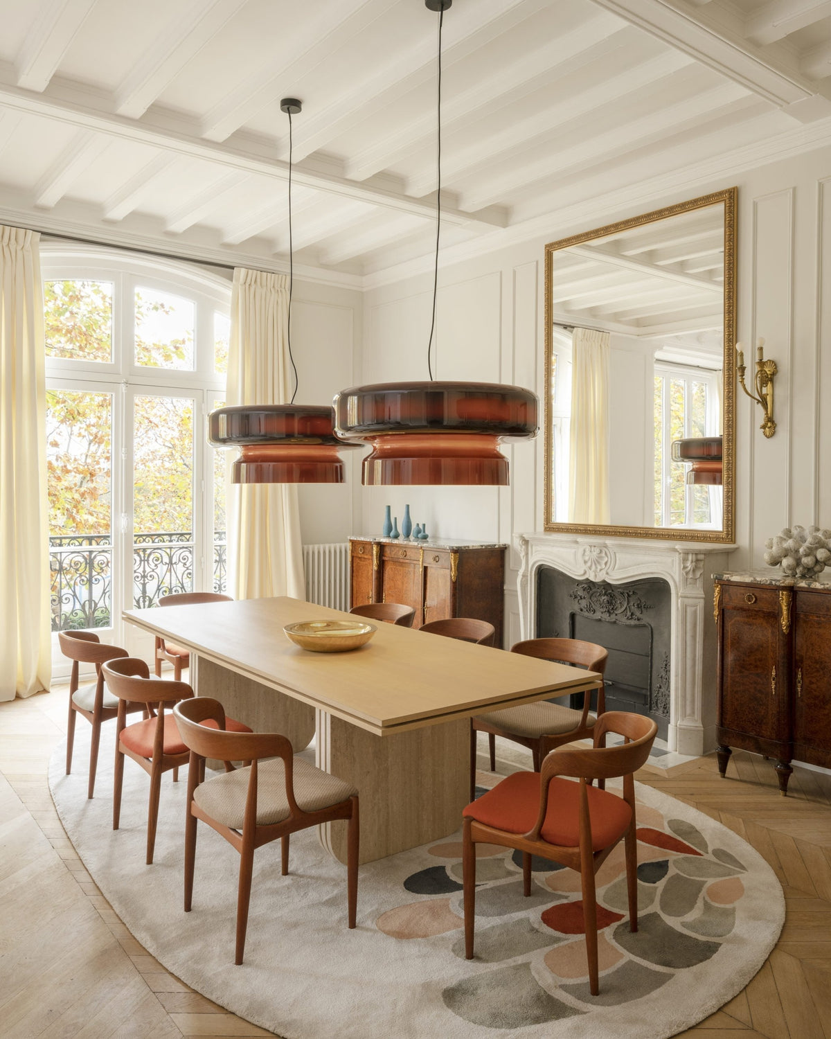 Zerithce Glass Modern Minimalist Pendant Lamp