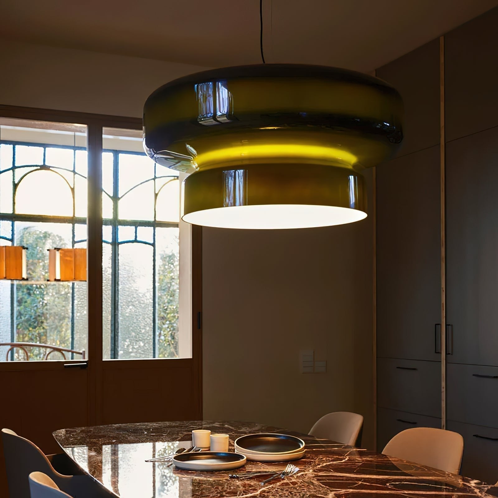 Zerithce Glass Modern Minimalist Pendant Lamp