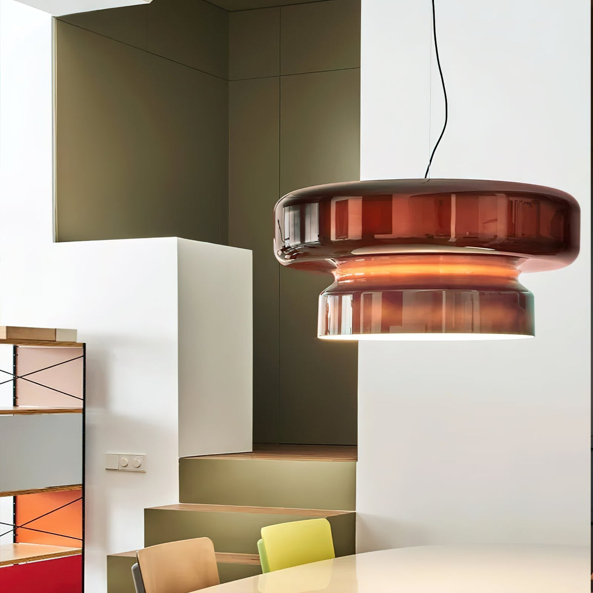 Zerithce Glass Modern Minimalist Pendant Lamp
