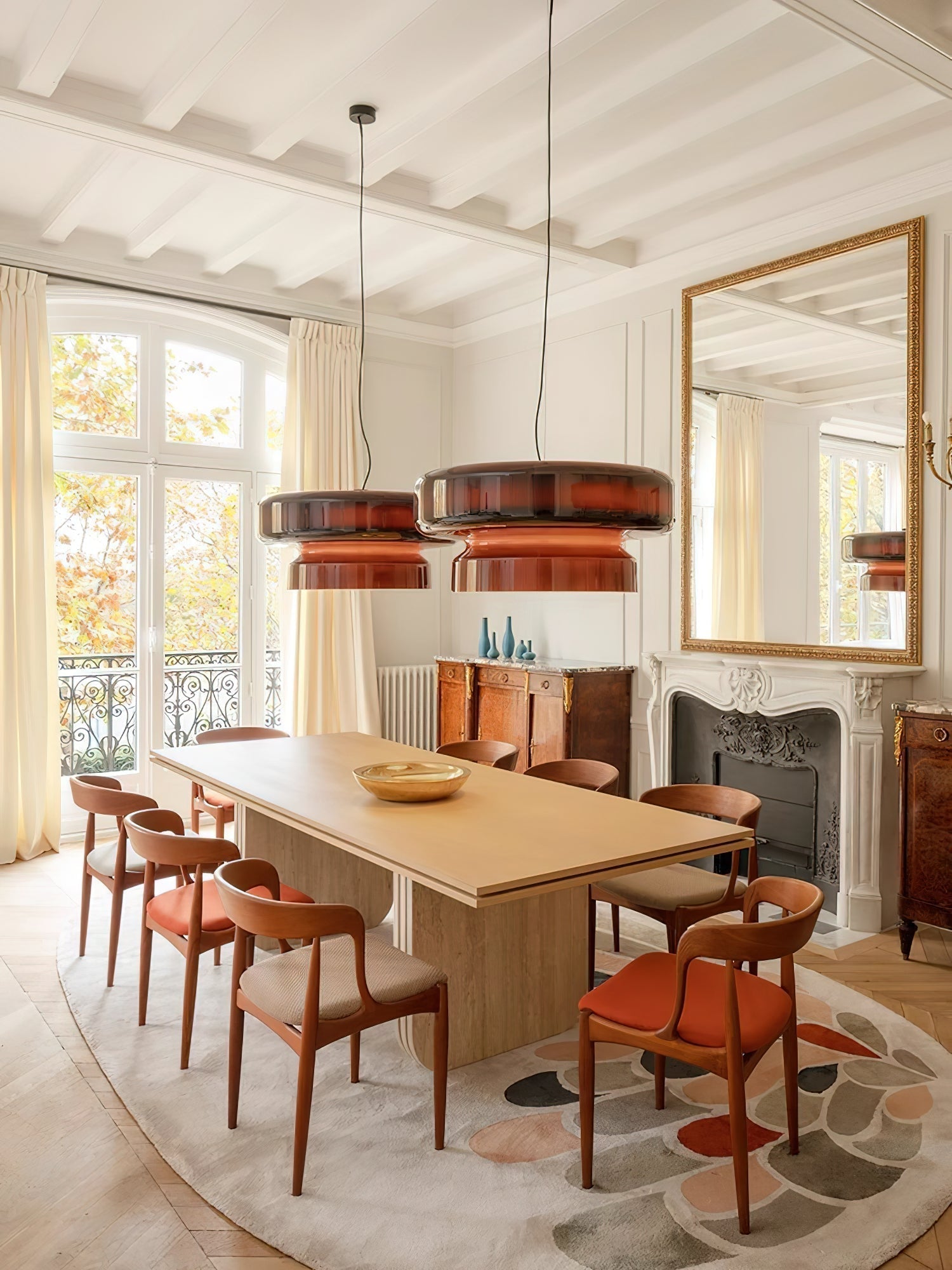 Zerithce Glass Modern Minimalist Pendant Lamp
