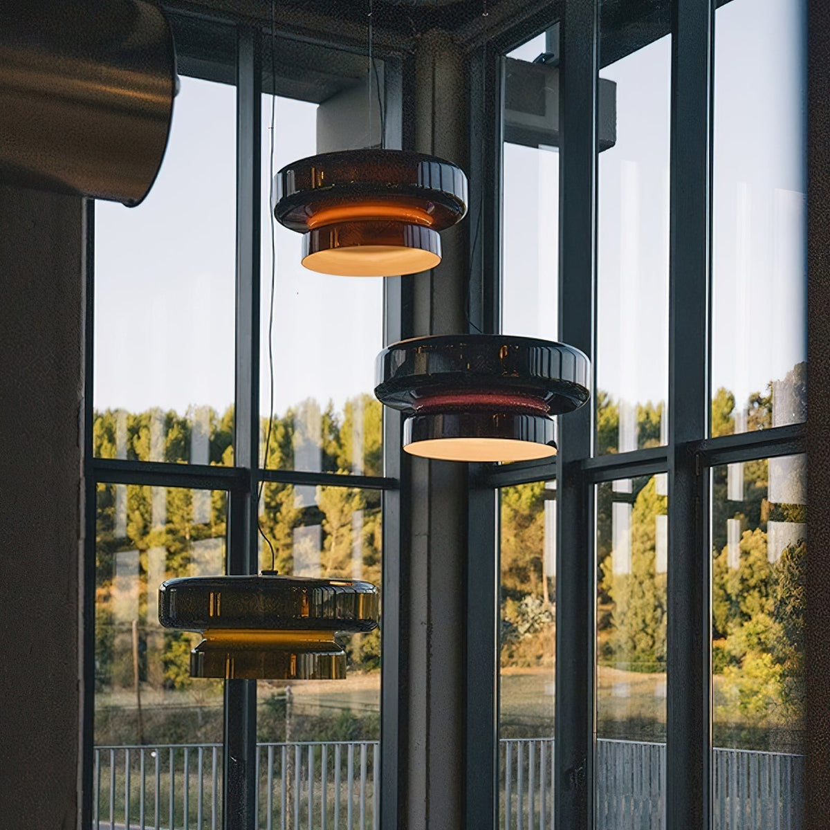 Zerithce Glass Modern Minimalist Pendant Lamp