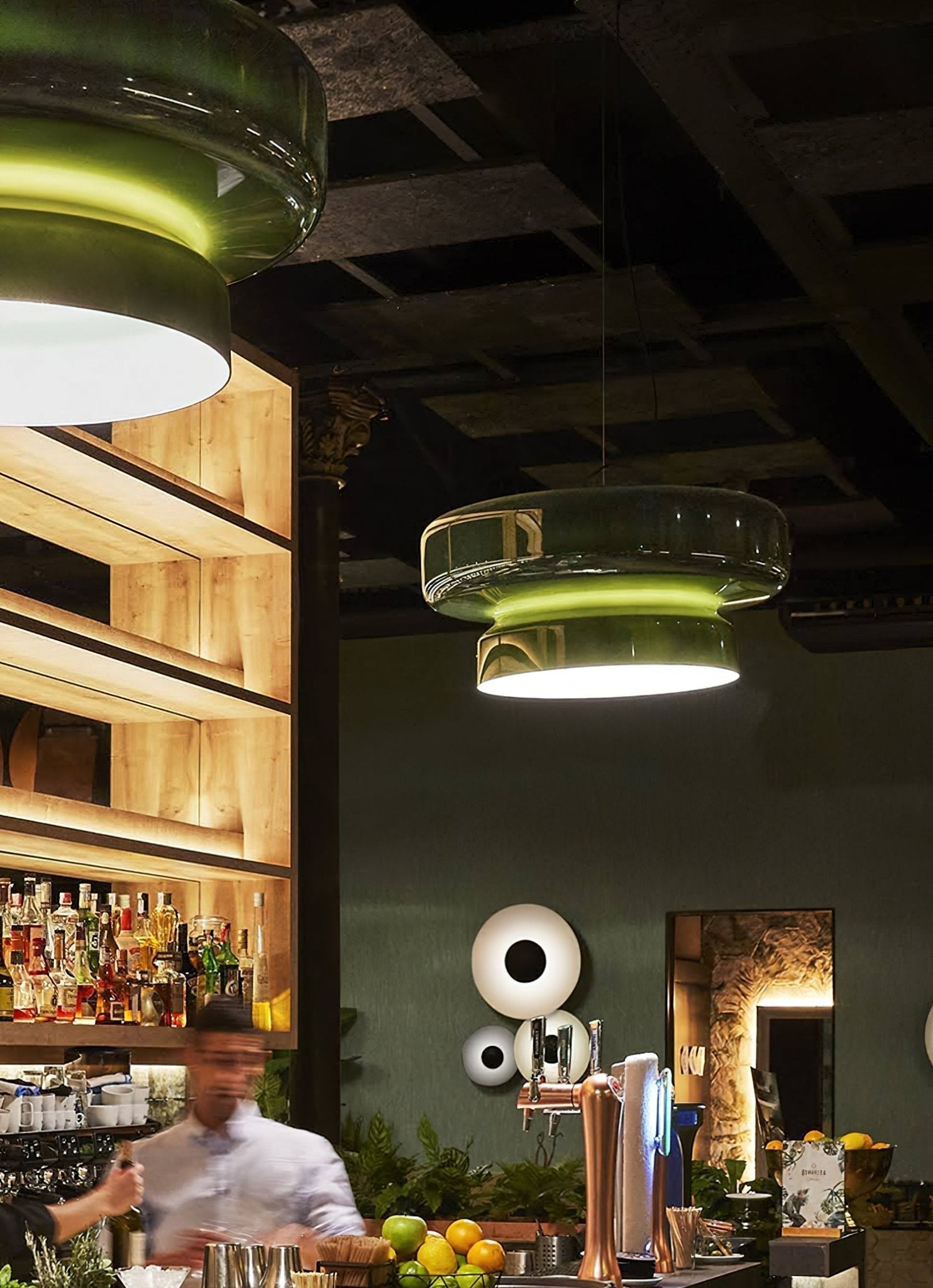 Zerithce Glass Modern Minimalist Pendant Lamp