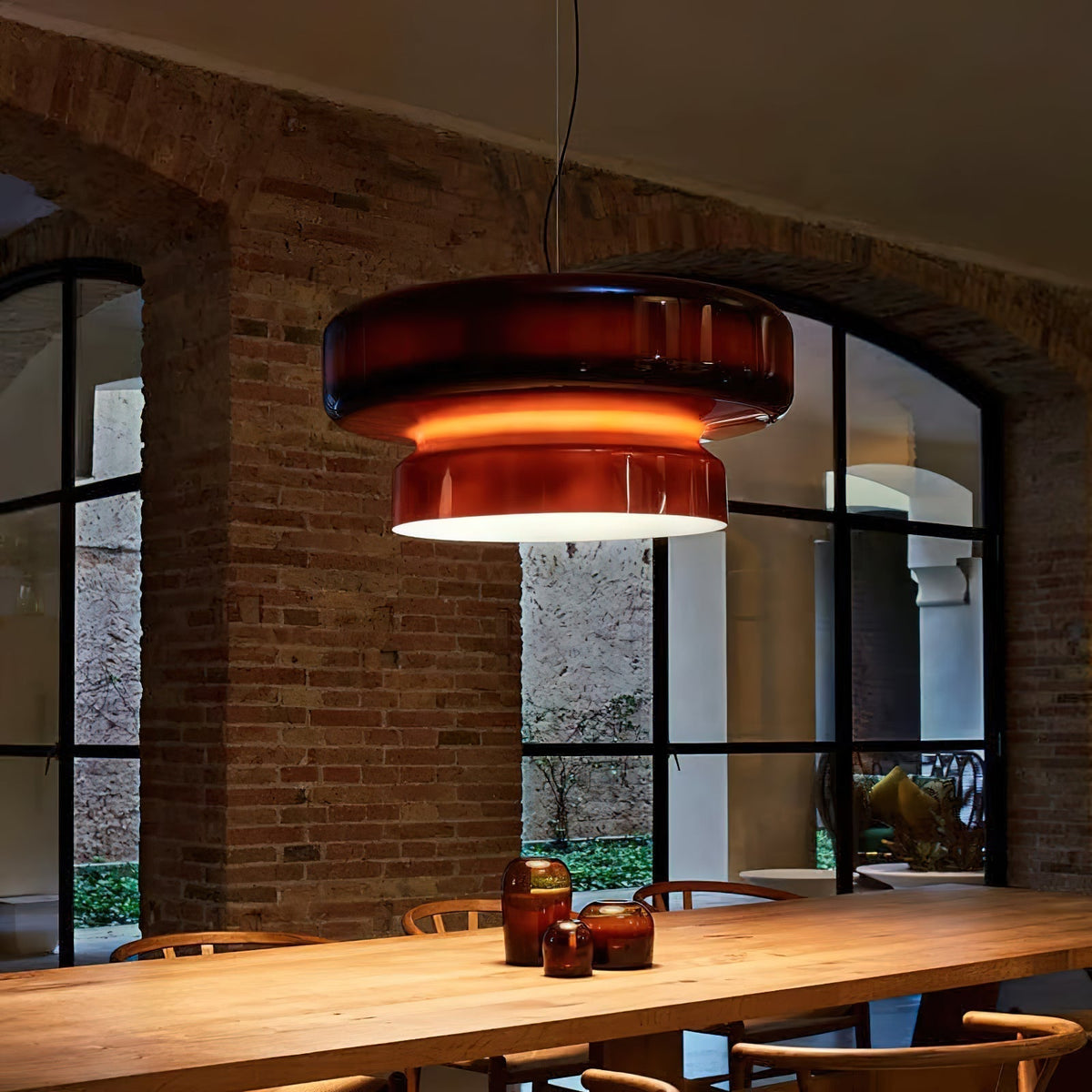 Zerithce Glass Modern Minimalist Pendant Lamp