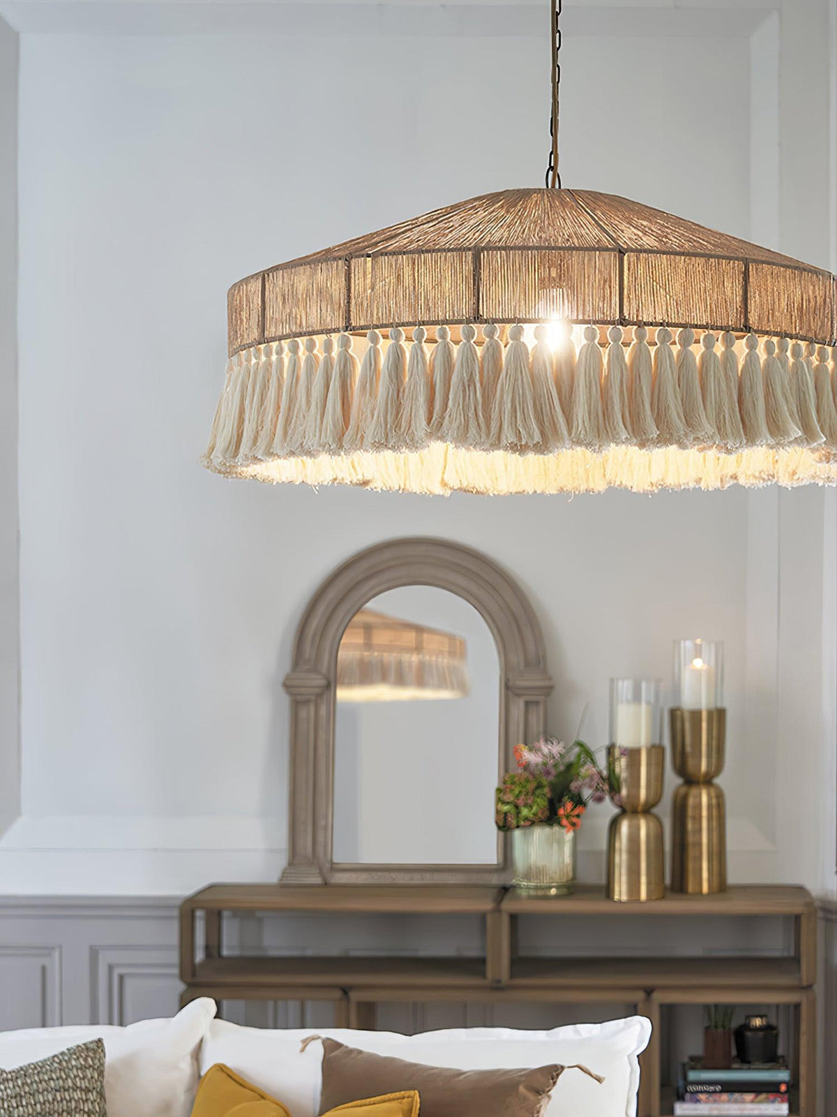 Ohev Hemp Rope Pendant Light