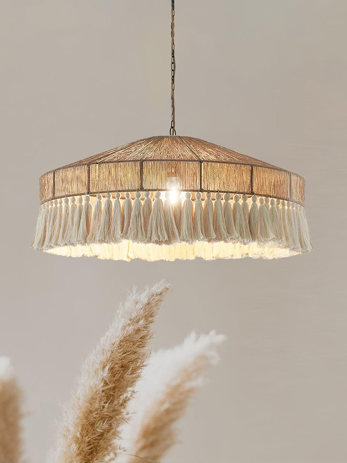 Ohev Hemp Rope Pendant Light