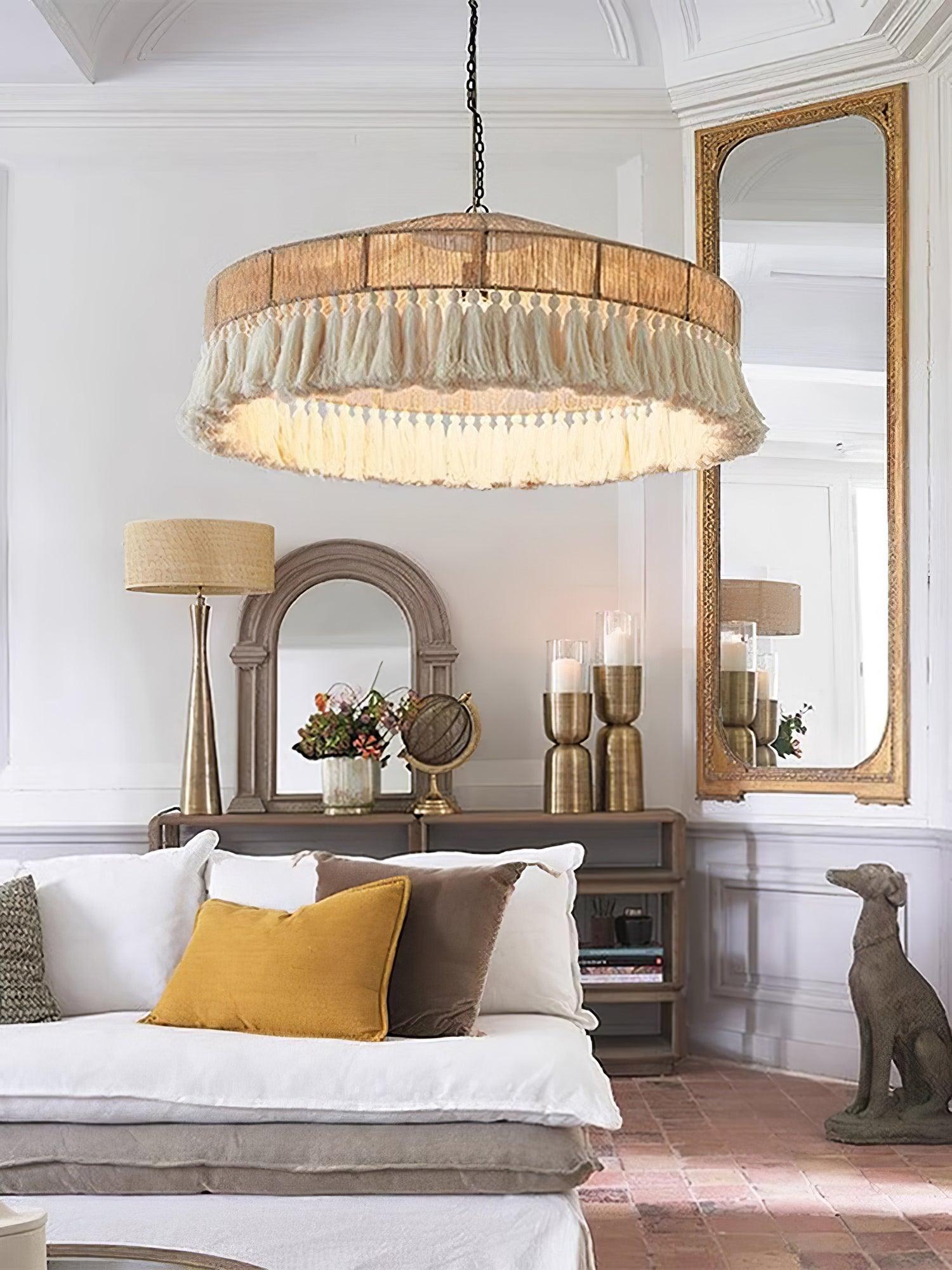 Ohev Hemp Rope Pendant Light