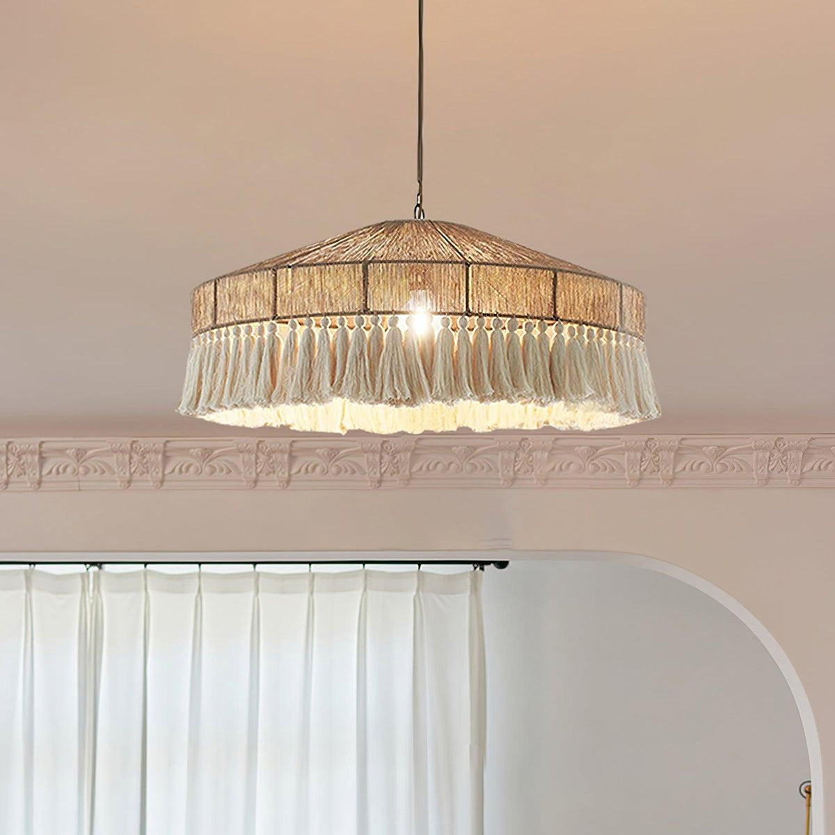 Ohev Hemp Rope Pendant Light