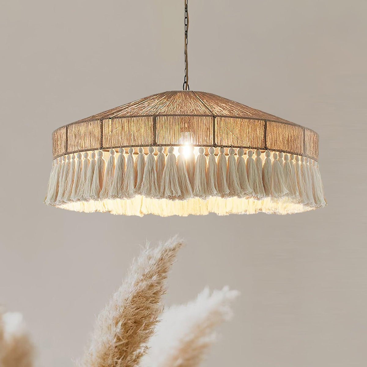 Ohev Hemp Rope Pendant Light