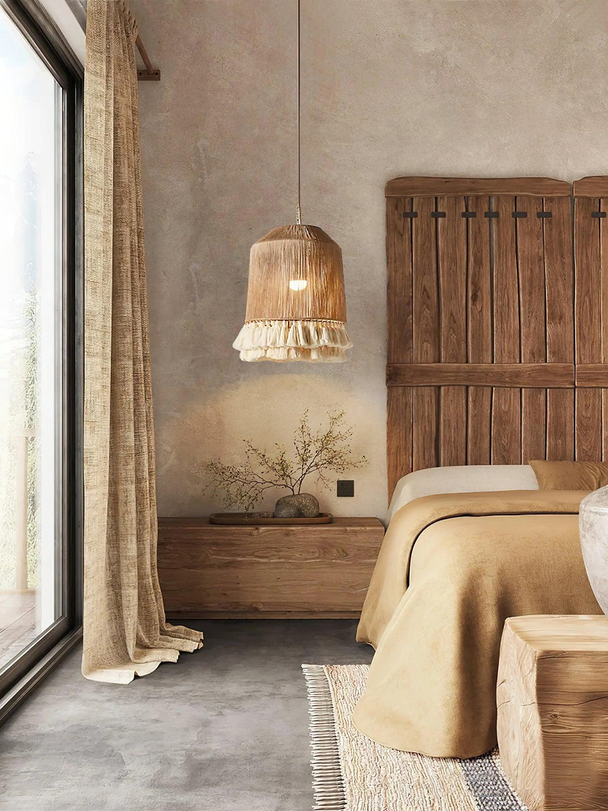 Serenenne Pendant Lamp Cotton Tassels for Living Room