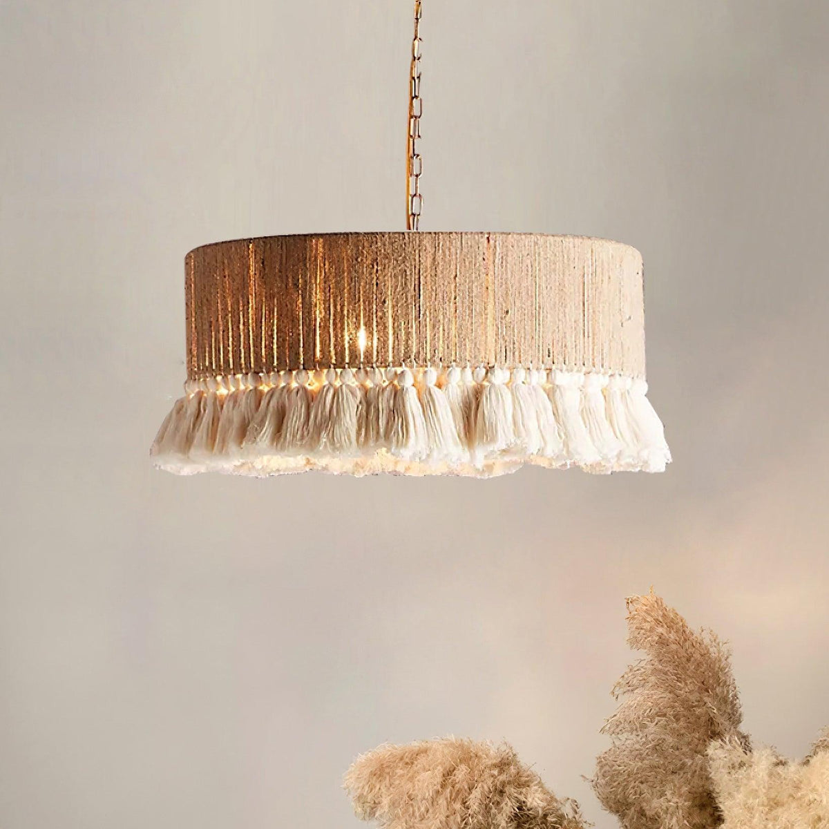 Serenenne Pendant Lamp Cotton Tassels for Living Room