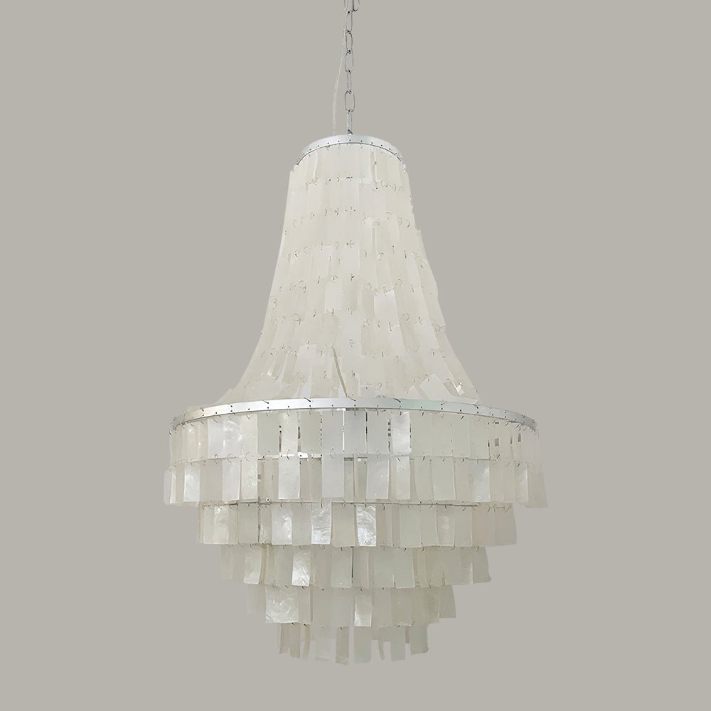 Naciira Chandelier Boho Shell Tiered