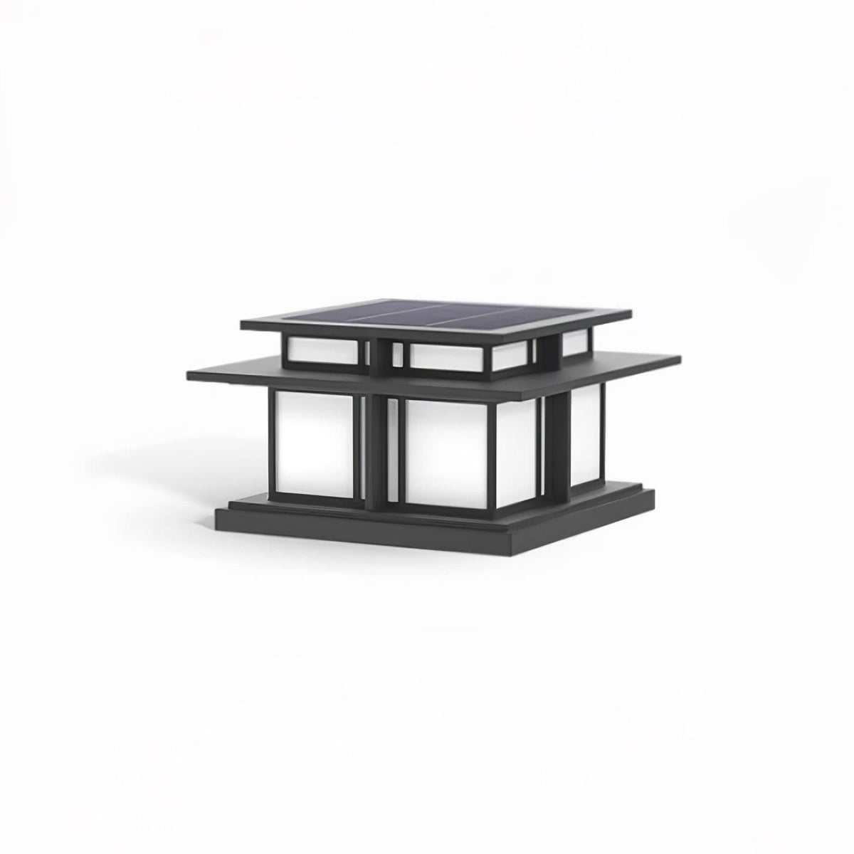 Evander Pillar Solar / Hardwire Outdoor Light