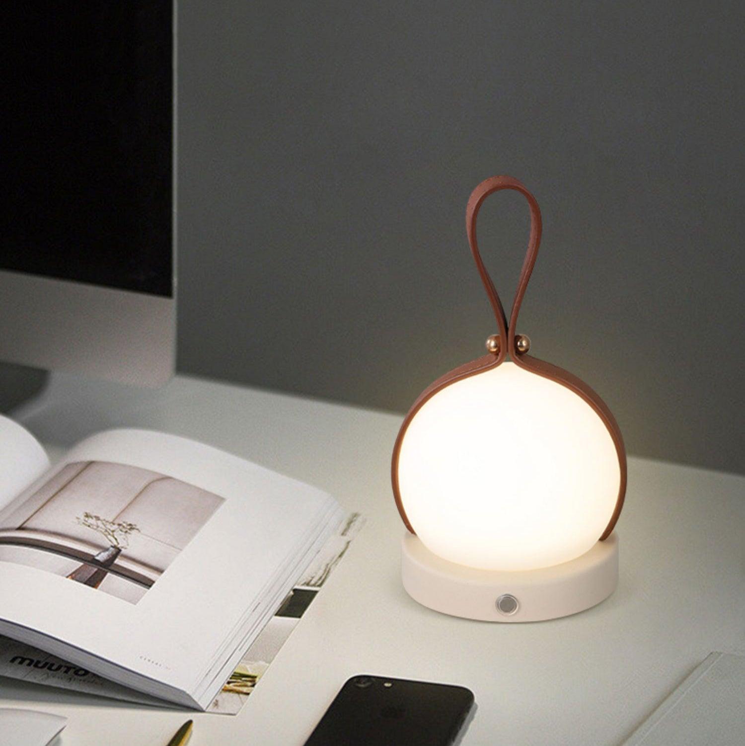 Wernis Leather Table Lamp