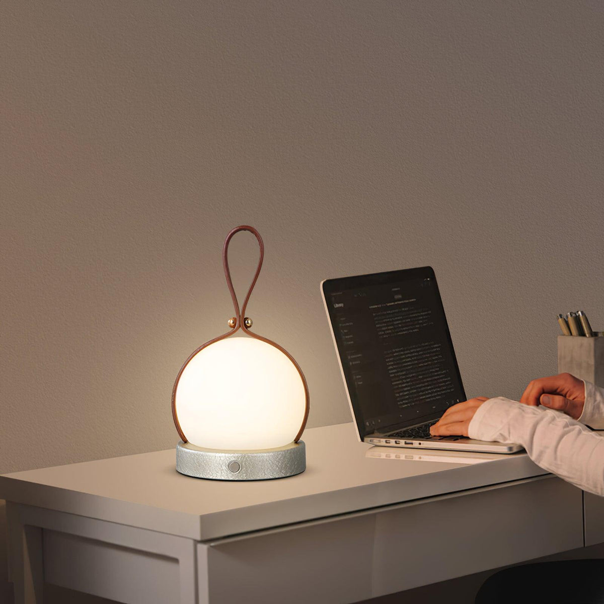 Wernis Leather Table Lamp