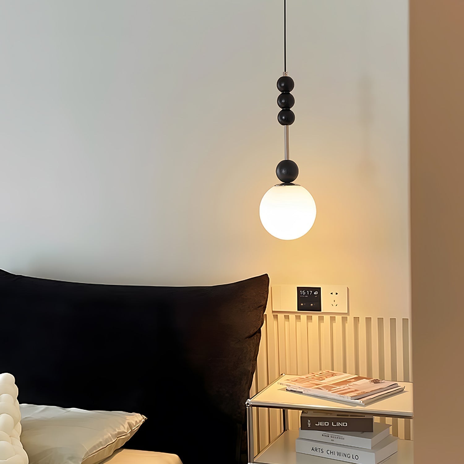 Miraleth Minimalist Wood Pendant Lamp