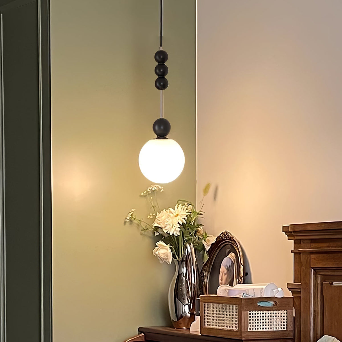 Miraleth Minimalist Wood Pendant Lamp
