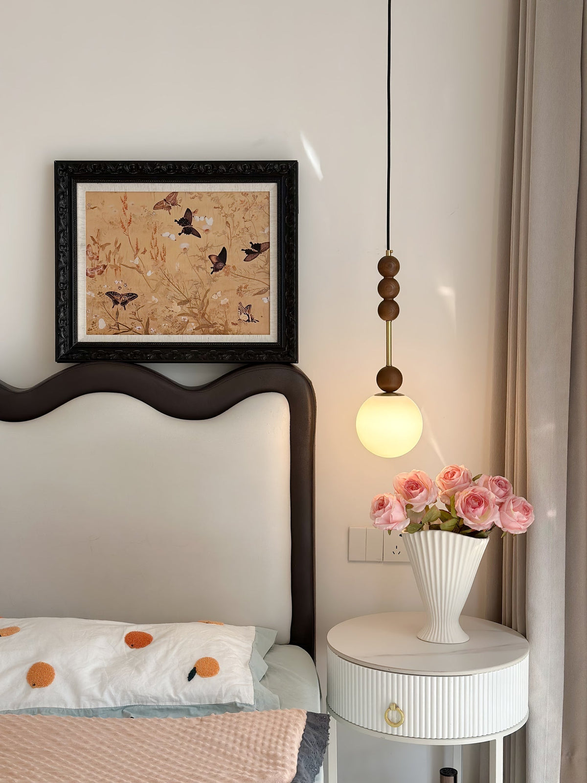 Miraleth Minimalist Wood Pendant Lamp