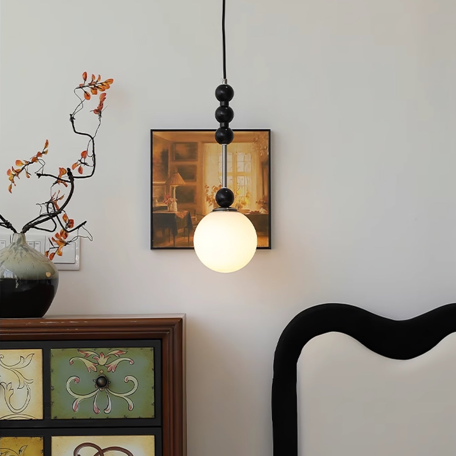 Miraleth Minimalist Wood Pendant Lamp